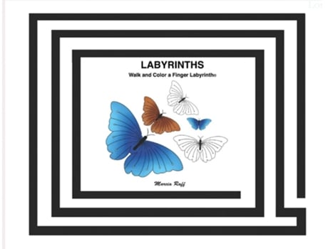 Livro Labyrinths Walk And Color A Finger Labyrinth© De Marcia Raff (inglês)