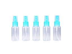 Conjunto De 5 Frascos De Spray Vazios 30ml Para Viagem Atomizador Hidratante Ferramenta Cosmética Portátil