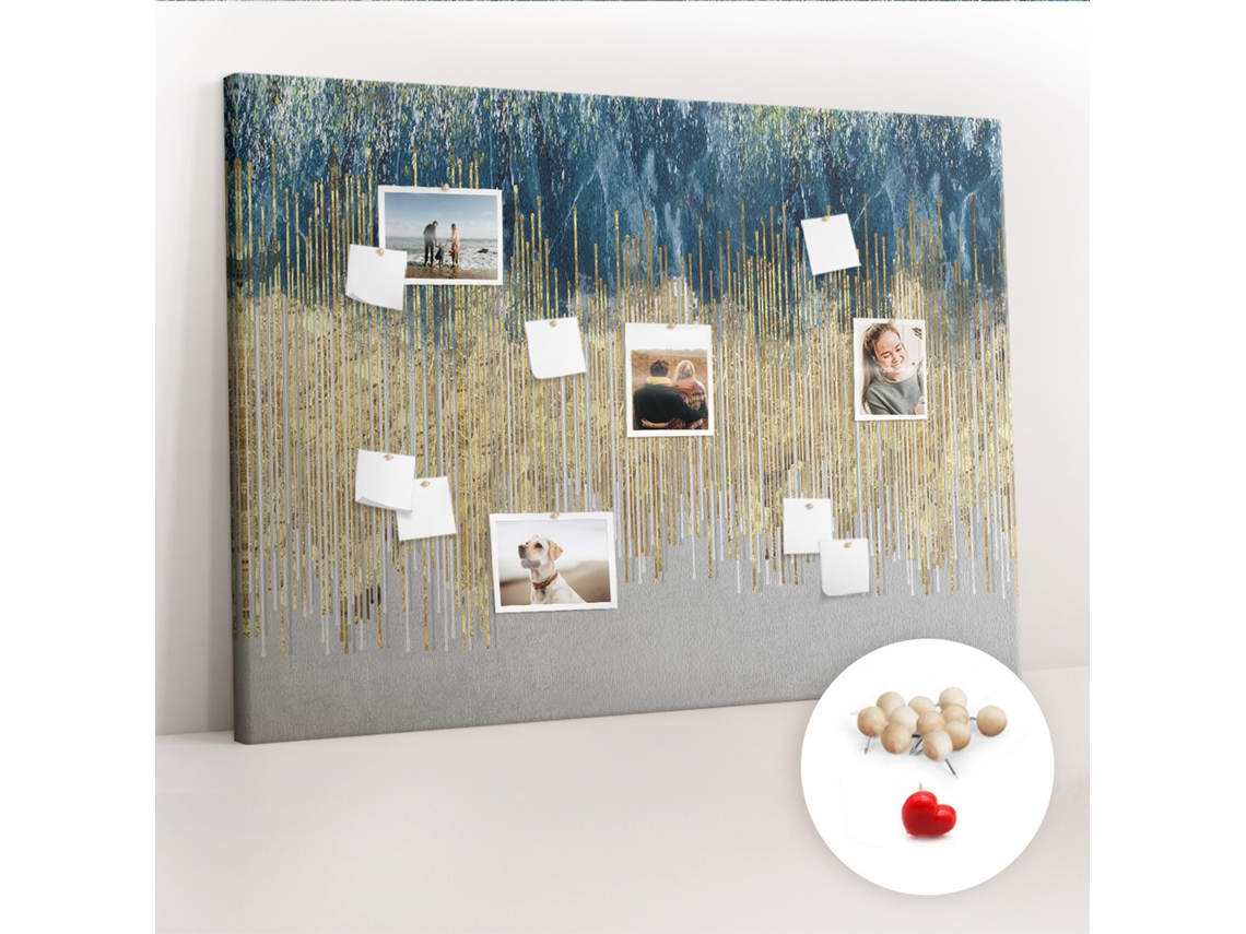 Painel De Cortiça Para Parede Padrão Decorativo Para O Escritório Espelharte (140x100 Cm)