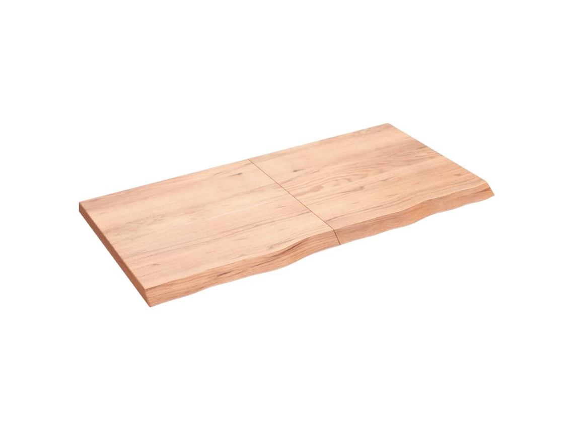 Bathroom Countertop, Bathroom Countertops Vidaxl Marrom Madeira De Carvalho (120 X 60 X 4 Cm)