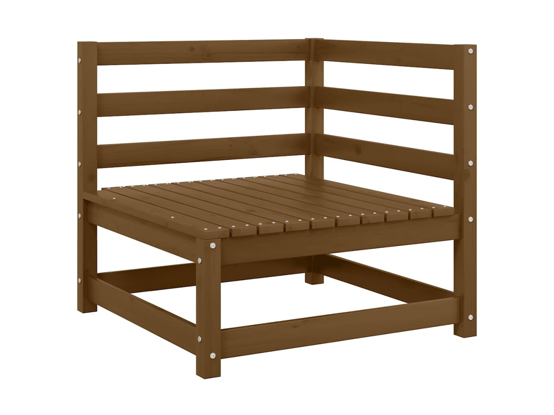 Corner Sofa, Corner Sofas Vidaxl Marrom Madeira De Pinho (n/a)