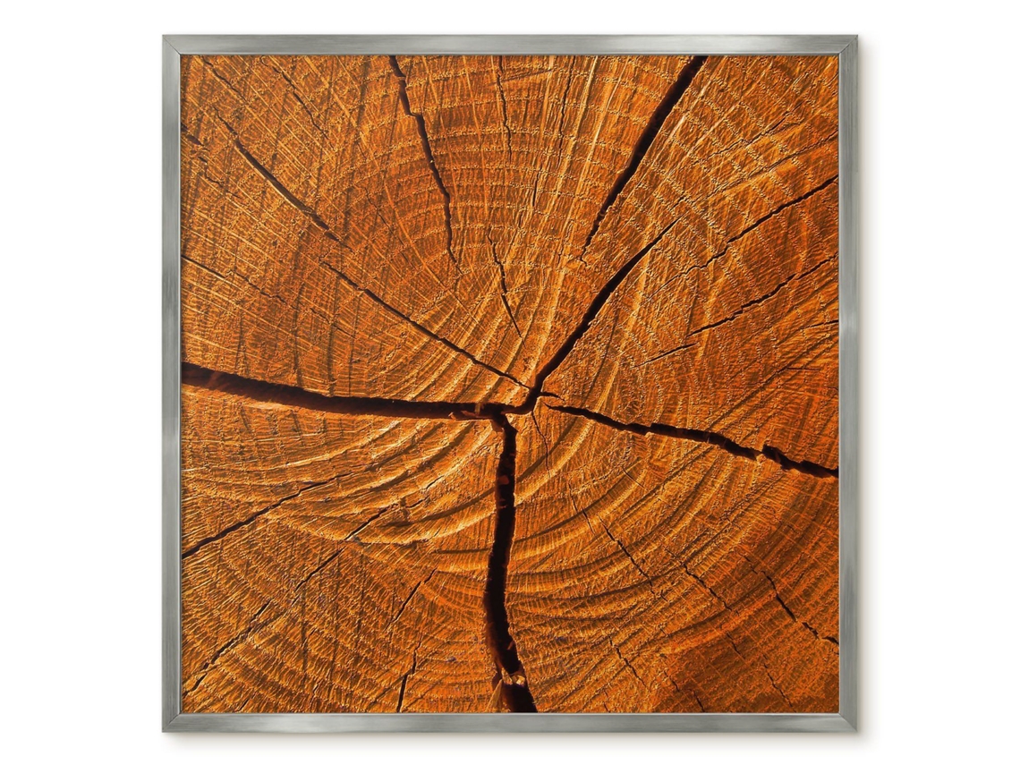 Quadro de parede magnético com textura cinza para escritório Espelharte (50x50 cm)
