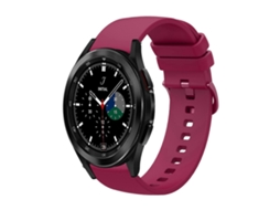 Pulseira De Silicone Macio De Cor Sólida Para Samsung Galaxy Watch 4 Classic 46mm 20mm