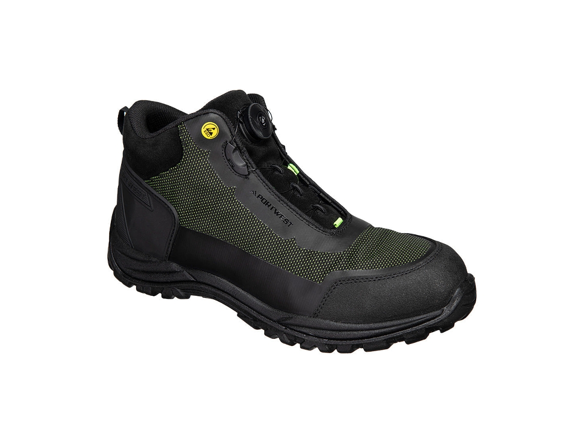 Bota Girder Composite Mid S3s Esd Sr Fo Preto Verde / 45