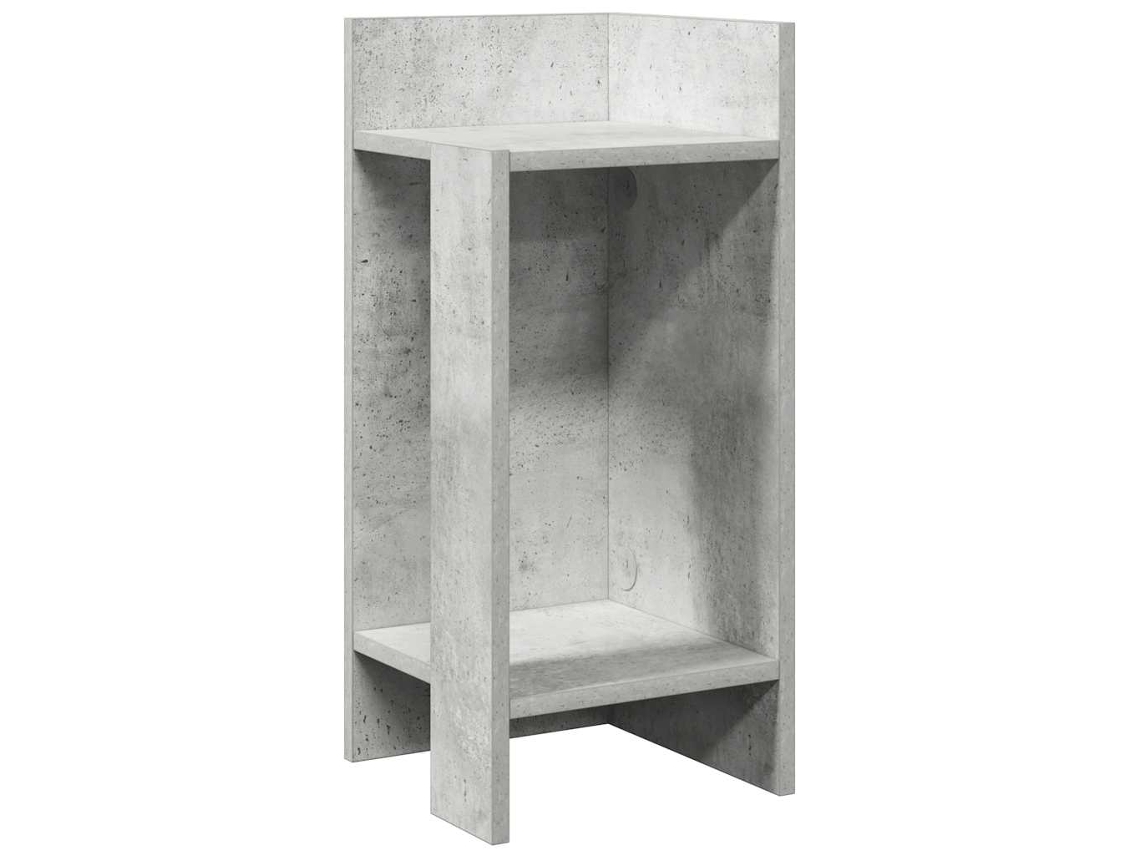 Mesa Lateral com Prateleira Cinzento Cimento MAISON EXCLUSIVE (110x50x103 cm)
