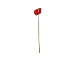 Flor Artificial Antúrio 3D Bouquet Decoração Casa Sala de Estar Simulação Verde | S/MARCA