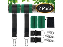 Cintas Para Rede Lurelia 150 Cm, Argola Em D Para Baloiço E Árvore Em Nylon, Uso Exterior