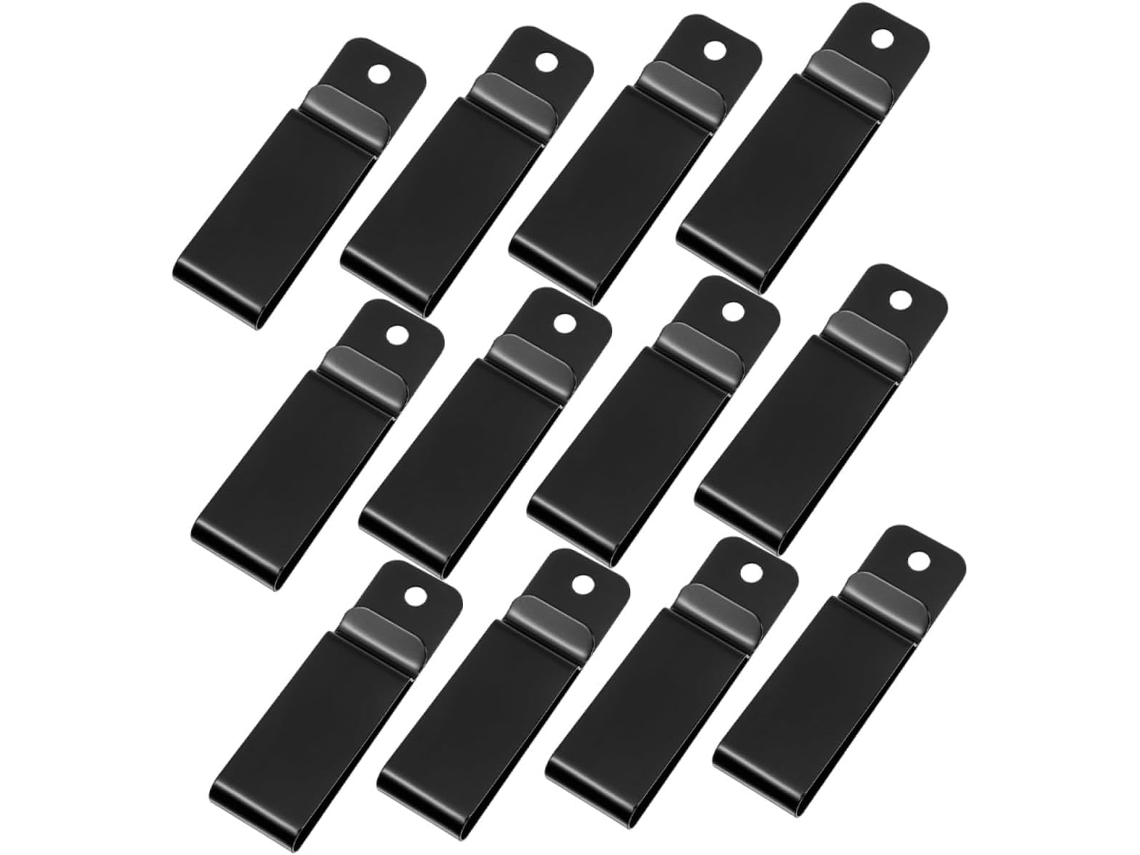 12 Presilhas Metálicas Para Cinto, Suporte Com Mola Para Chaves, Celulares E Carteiras Acessório Portátil Para Viagens Gokoco