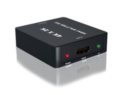Divisor 4k Hdmi 1x2 Divisor Hdmi 1 Entrada 2 Saídas Amplificador Distribuidor De 2 Vias Hdmi Ver 1.4 Suporte 3d Hdcp Yizhood (preto)