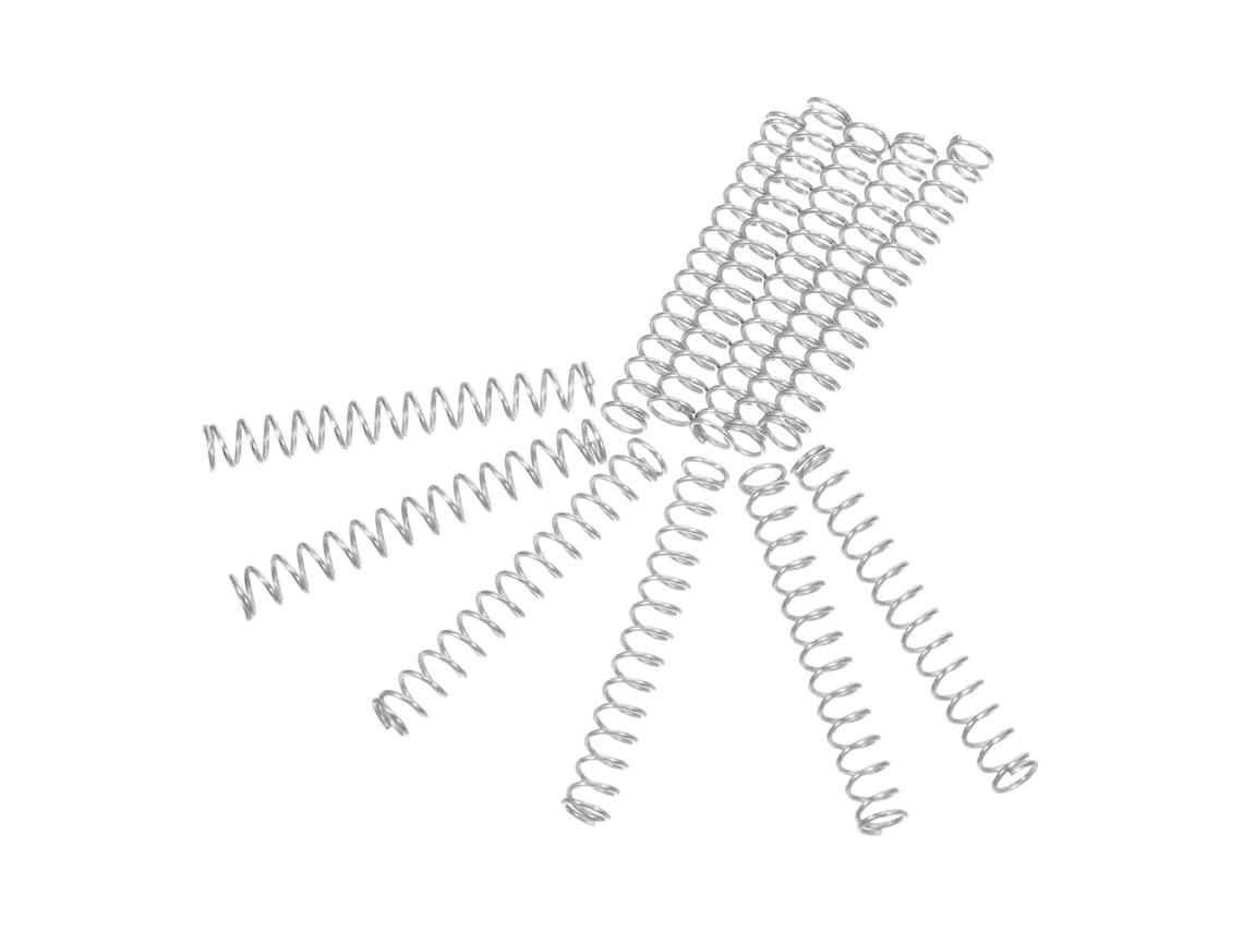 Conjunto De 10 Pequenas Molas Compressão Em Aço Inoxidável 30 Mm Para