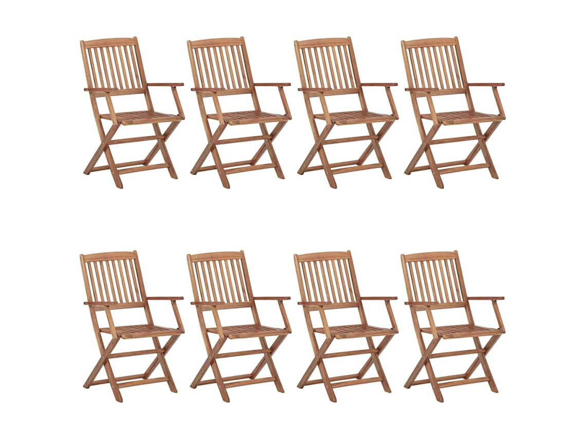 Folding Chair, Folding Chairs Vidaxl Marrom Madeira (n/a)