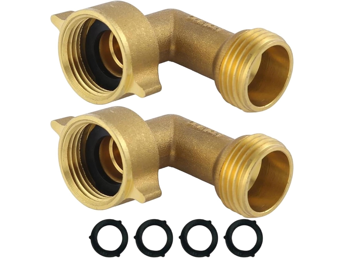 Kit De Mangueira Ou Adaptador Multiuso, Conjunto De Conexões De Cotovelo De 90 Graus Em Latão.
