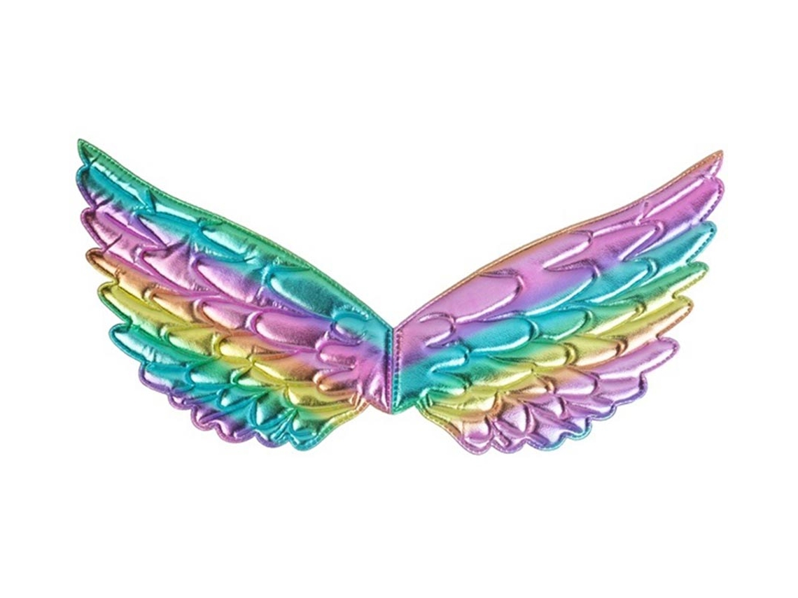 Asas De Tecido Multicoloridas Infantis, 43x22 Cm