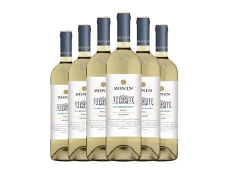 Vinho branco ZONIN Classici Chardonnay Friuli (0.75 L - 6 Unidades)