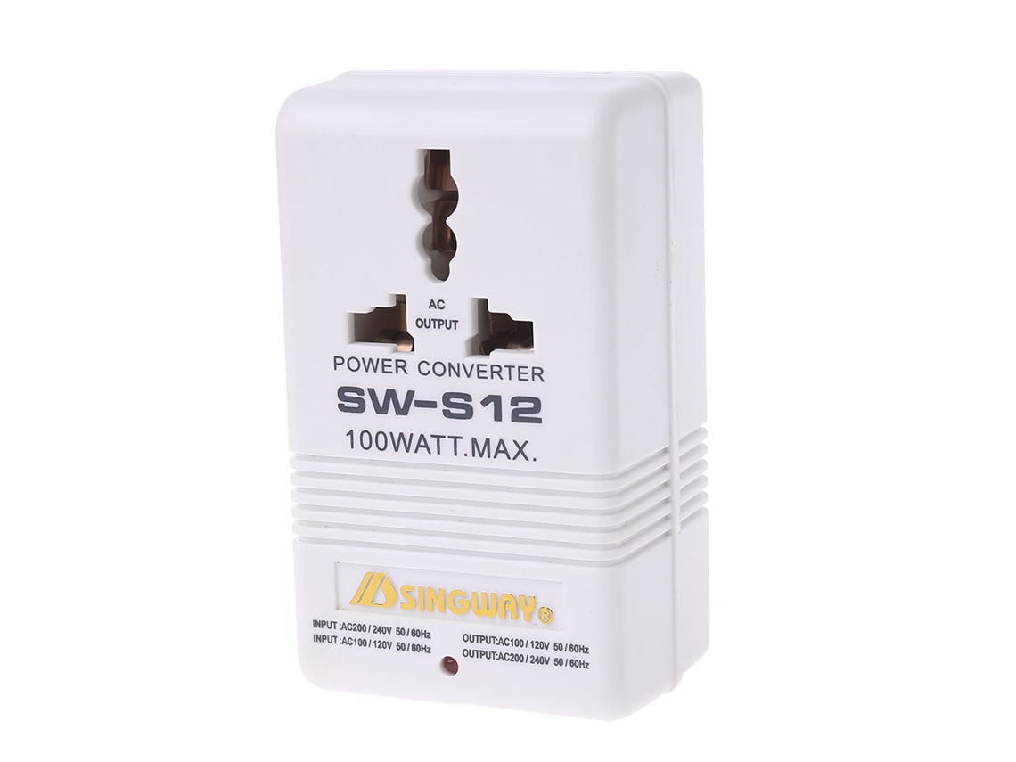 Conversor De Tensão 100w 110v/120v Para 220v/240v(elevação E Redução)