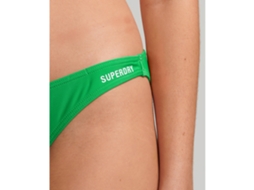 Fato de Banho para Mulher SUPERDRY (M - Poliéster - Verde)