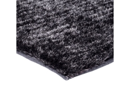 Tapete De Pelos Longos Efeito Sedoso Cinza Antracite 120x170