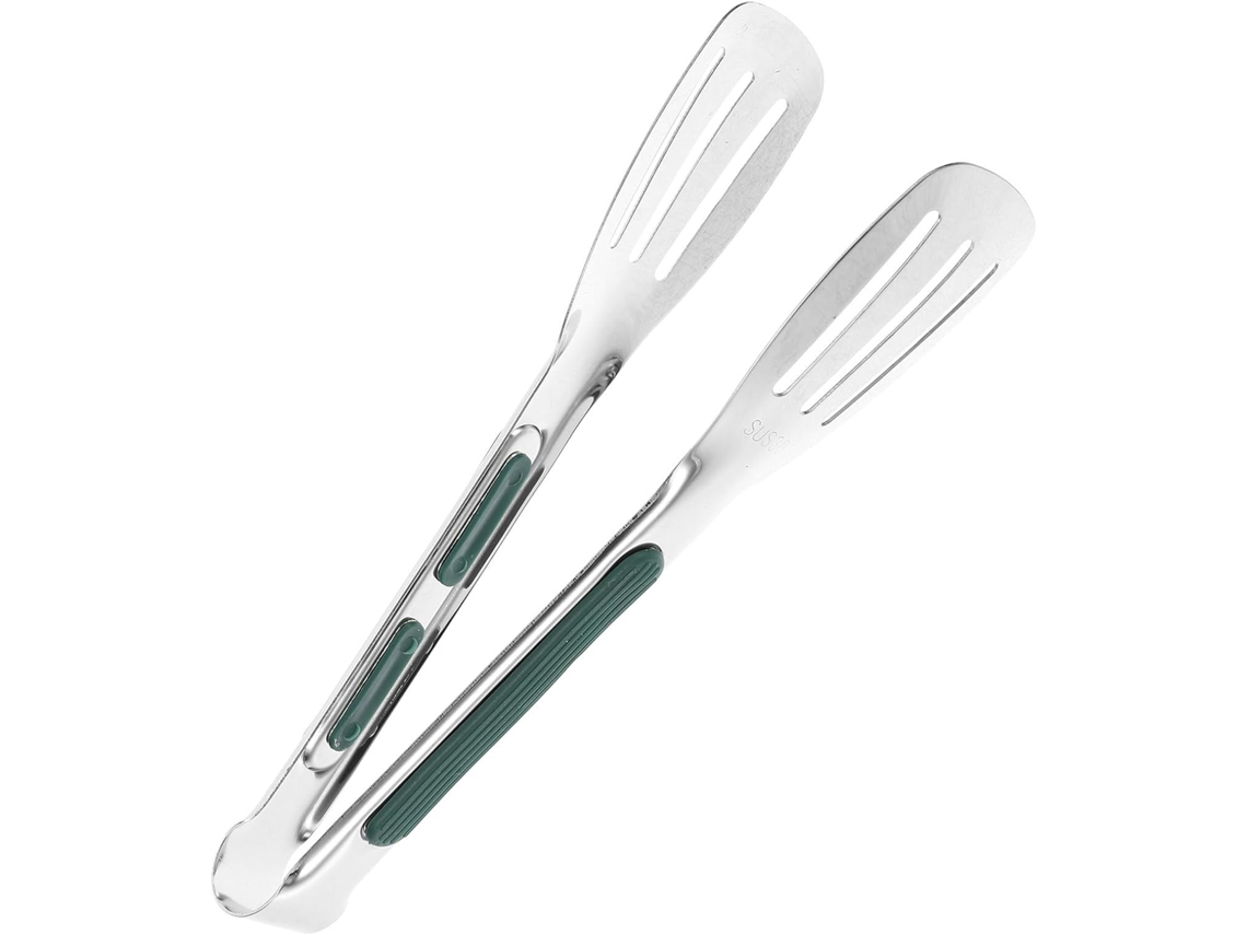 Pinça Imikeya Em Aço Inoxidável, Utensílio De Cozinha Versátil Com Cabo Firme, Ideal Para Churrasco E Manuseio De