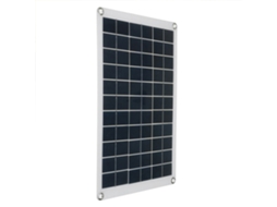 Carregador de Bateria para Painel Solar 18 W e V com Silício Policristalino, Controlador de Carga 10 A, Duas Portas Usb e Entrada Cc BRILVIBERA