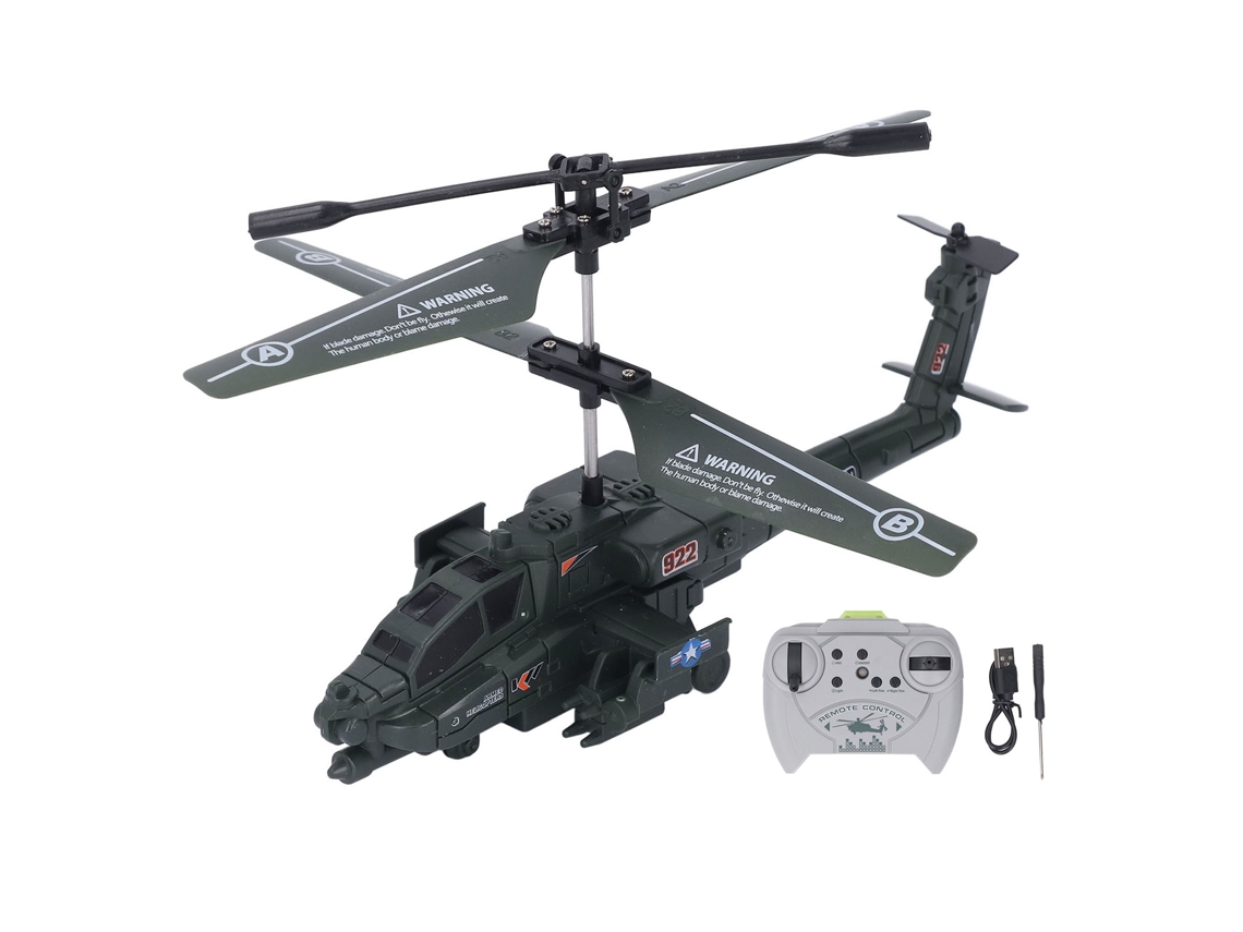 Helicóptero de controle remoto ATS Usb Recarregável Voo Estavel 500mah 20min Brinquedo Rc para Crianças