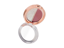 Paleta De Sombras De Olhos Beauty Glazed De Duas Cores 03 - Glitter E Matte, Compacta E Portátil
