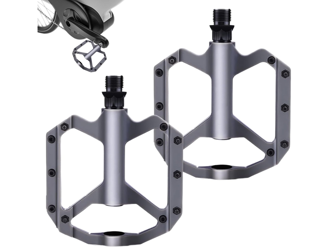 Pedais Planos, Pedais Para Mountain Bike, Pedais Leves Para Bicicleta, Plataformas Ultraleves E Larg Vayotoy