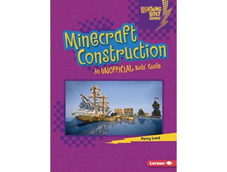 Livro Minecraft Construction de Percy Leed (Inglês)