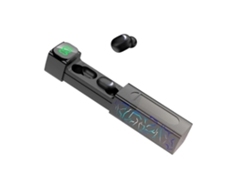 Fone De Ouvido Bluetooth Com Tela Digital Inteligente E Luz Colorida E50 Ly Ebike