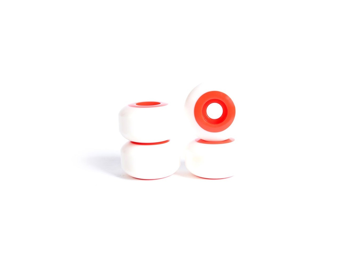 Rodas de Skate Qball 2 Tone Branco 54 X 32 Mmyocaher