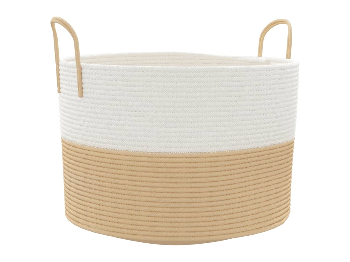 Storage Basket, Storage Baskets Vidaxl Multicolor Algodão (51 X 33 Cm)