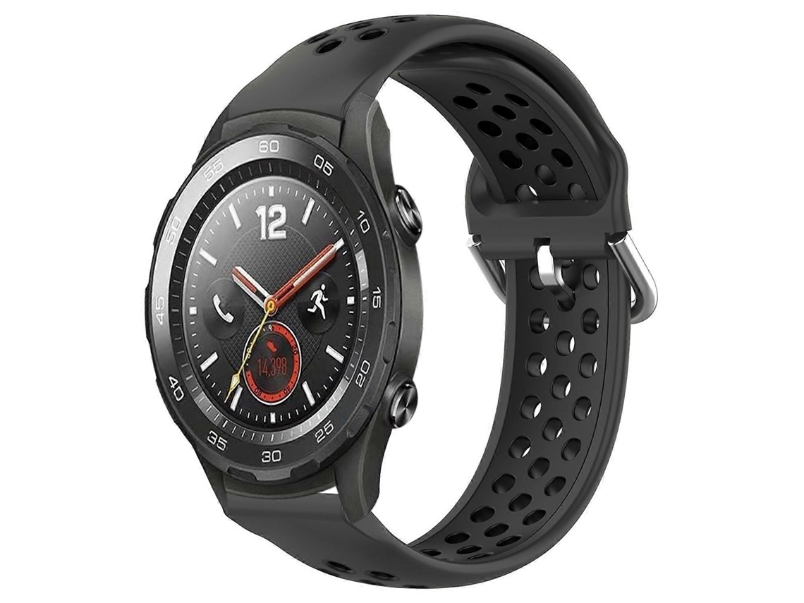 Pulseira De Silicone Esportiva Perfurada E Respirável De 20 Mm Para Huawei Watch 2