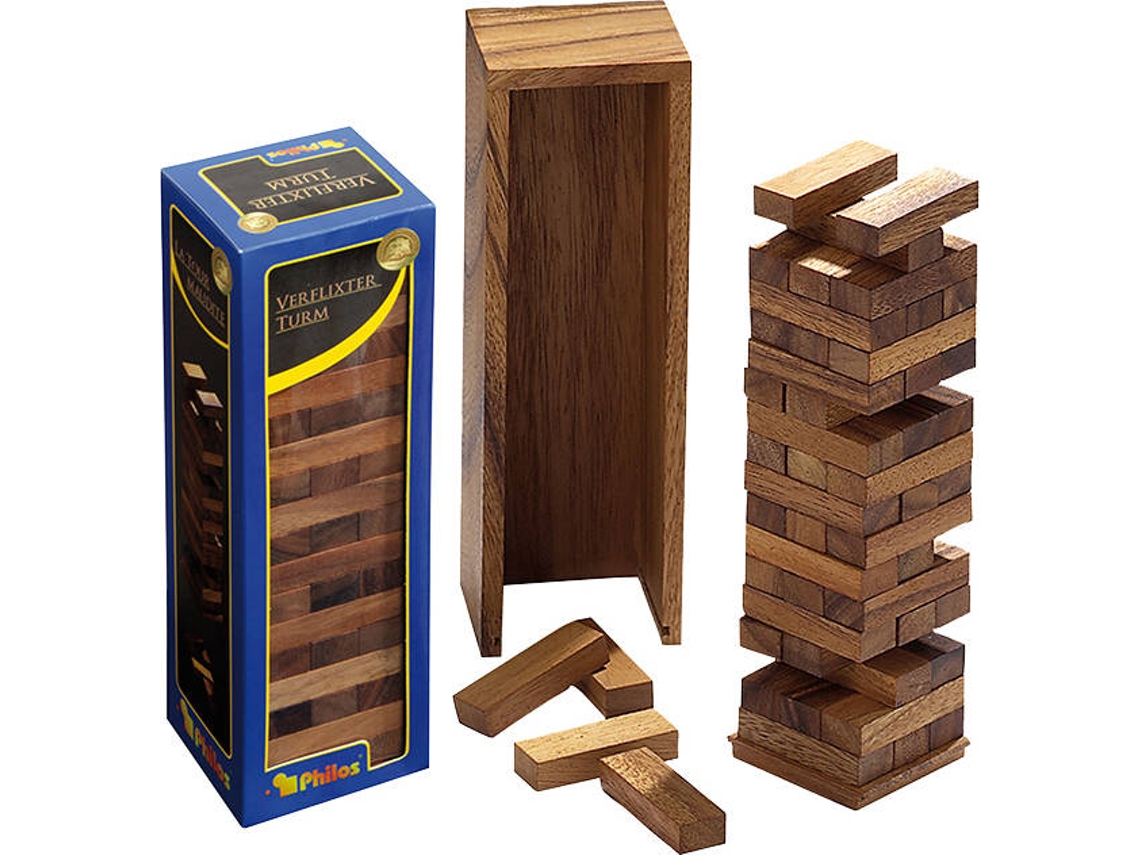 Conjunto Philos de 10 Puzzles em Madeira