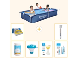 Bestway Piscina Bestway Steel Pro Retangular - 221x150x43 Cm - 7-peças S22290
