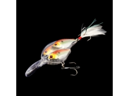 Fake Bait (rocking School Of Fish Crystal Feather) Rocking School Of Fish Crystal Feather Three-fish Combo Double Hook Fake Bait 9.7cm Orange