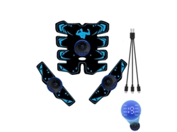 Lurelia Estimulador Abdominal Muscular Abdominal Ems Home Gym, Conjunto De Três Partes