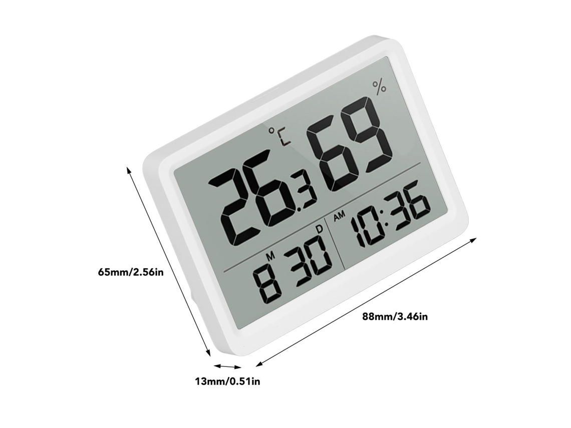 Laxiscreed Termómetro E Higrómetro Digital Para Interior Com Grande Visor Lcd De Fácil Leitura