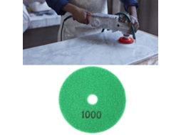 Disco De Polimento De Diamante De 4 Polegadas Para Granito E Mármore - Ferramenta De Polimento Úmido (1000)