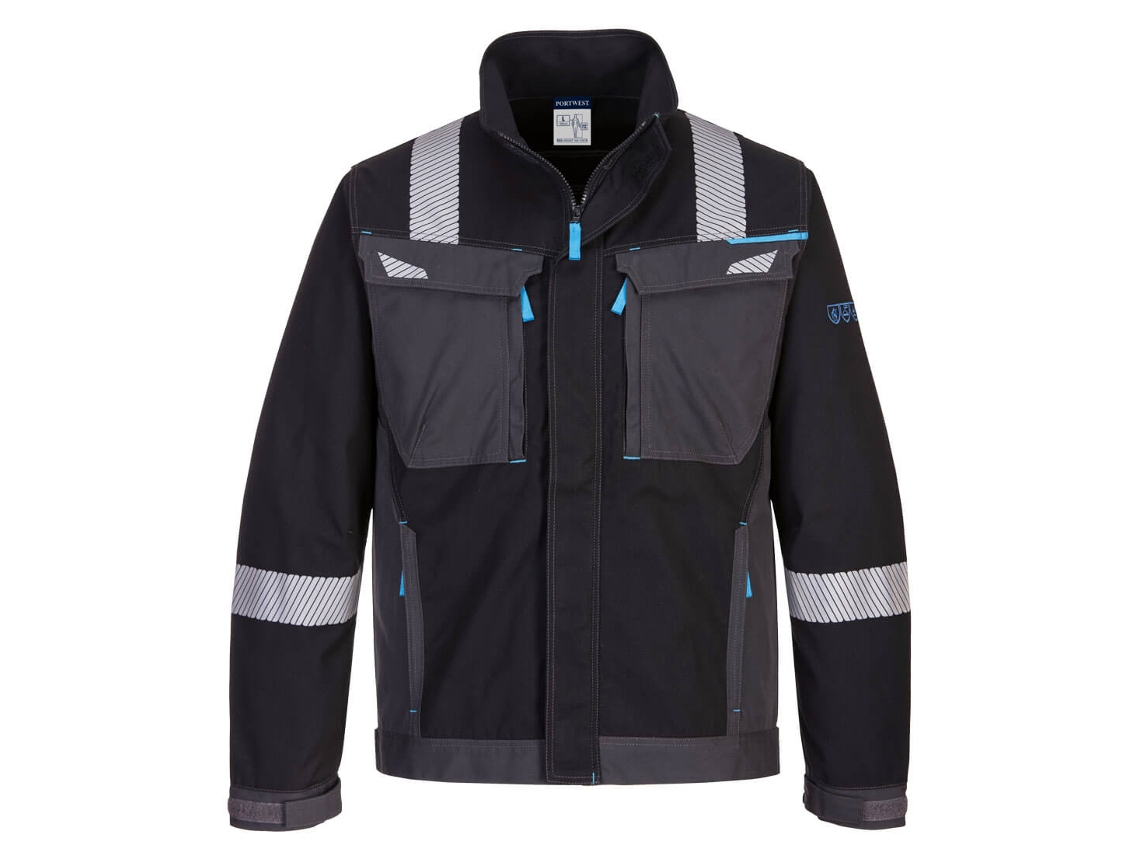 Casaco Wx3 Fr Modaflame Resistência E Conforto No Trabalho / Preto / S Portwest
