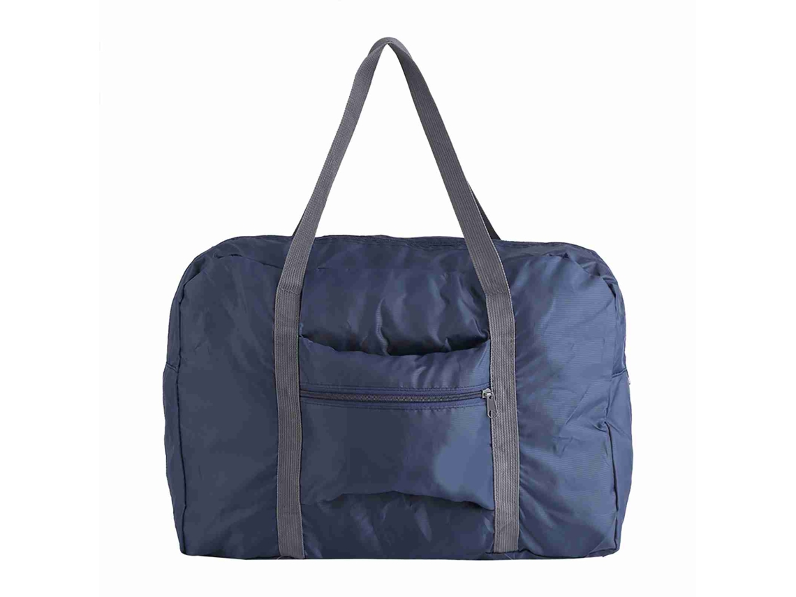 Bolsa de Viagem Dobrável Grande para Mala de Mão com Armazenamento Organizer Azul Escuro | S/MARCA