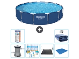 Bestway Piscina Bestway Steel Pro Redonda - 396x84 Cm - 7-peças S21618