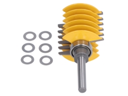 Broca De Router Com 8mm De Shank, 2 Dentes, Cabeça Ajustável 46mm, Ferramenta De Corte Para Marcenaria