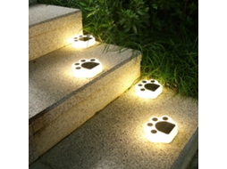 4pcs Luzes Solares de Pata Jardim Led Recarregáveis Iluminação Externa Ip65 S/MARCA