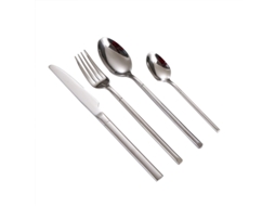 Conjunto de Jantar de Luxo em Aço Inoxidável 304: Faca, Colher e Garfo de Alta Qualidade. MDUG