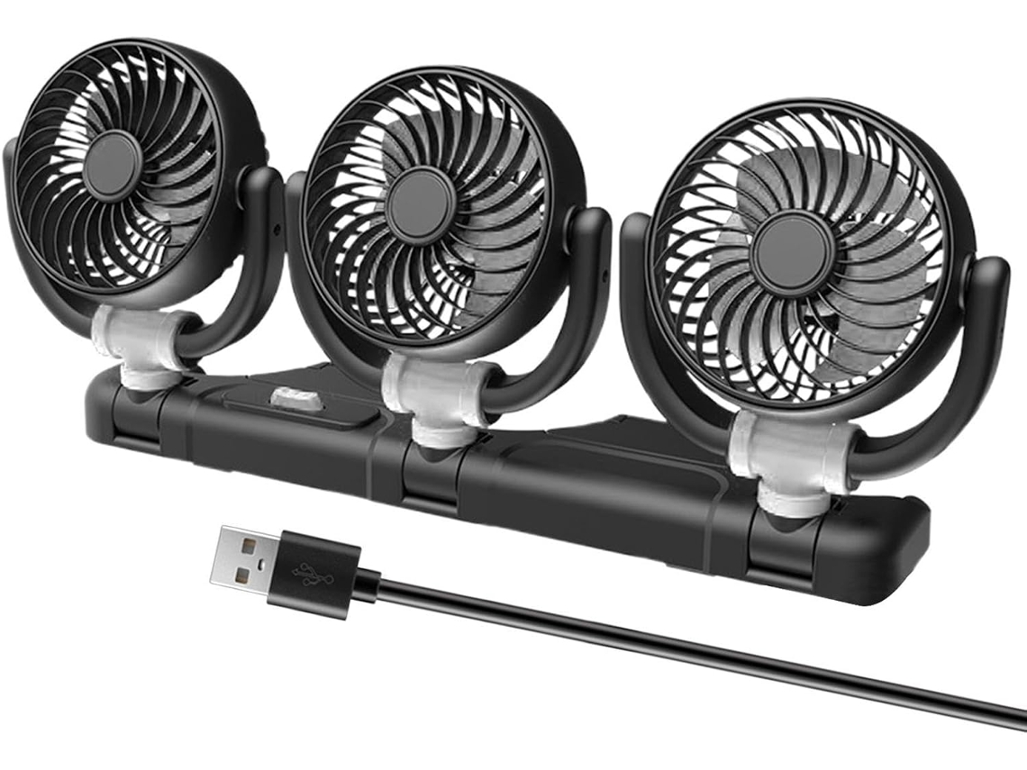Ventilador Para Painel De Carro, Ventilador Usb Para Painel De Carro