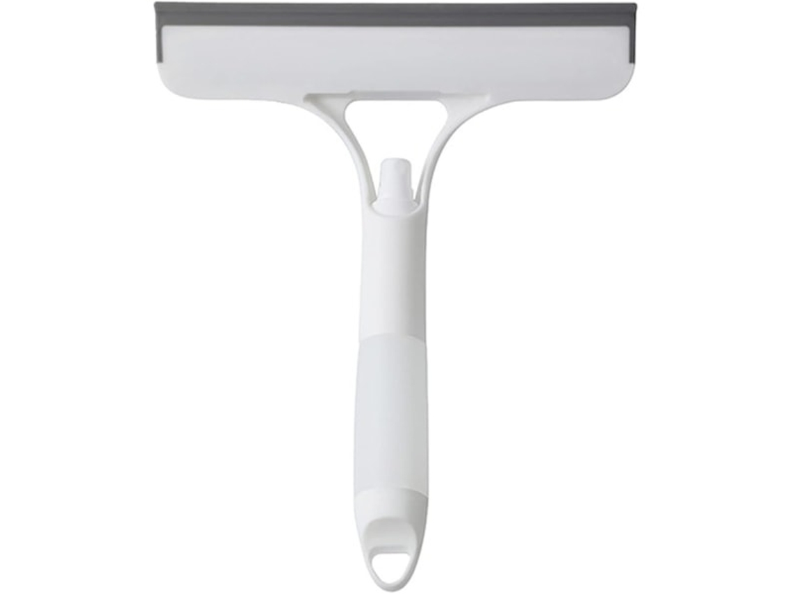 Limpa-vidros Multiuso De Silicone Com Pulverizador, Porta De Vidro, Raspador De Chuveiro, Carro, Casa, Cozinha, Raspador Doméstico, Branco