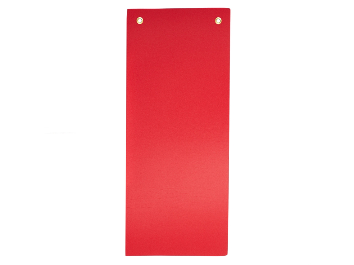 Tapete de aeróbica vermelho SOFTEE com ilhós
