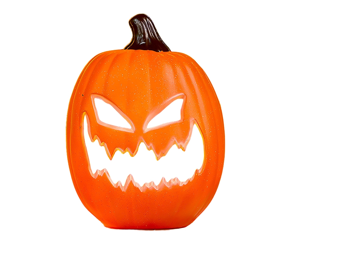 Laxiscreed Abóbora De Halloween Iluminada Para Decoração De Jardim E Loja, Enfeite Festivo Com Caixa De Luz