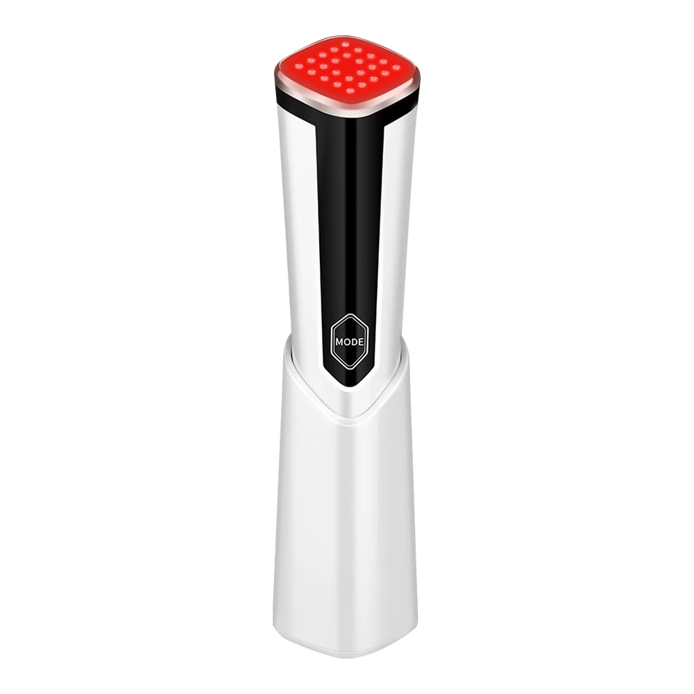 (branco) Sonda De Vidro Infravermelho Com Luz Vermelha Para Remoção De Rugas - Aparelho De Beleza