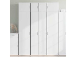 Armário MAISON EXCLUSIVE Arrumação em Derivados de Madeira Branco (70x42,5x225 cm)