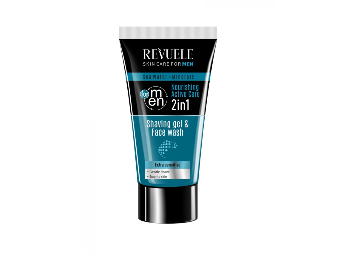Revuele Men Care Sea Water And Minerals Shaving Gel And Face Wash 2 In ...